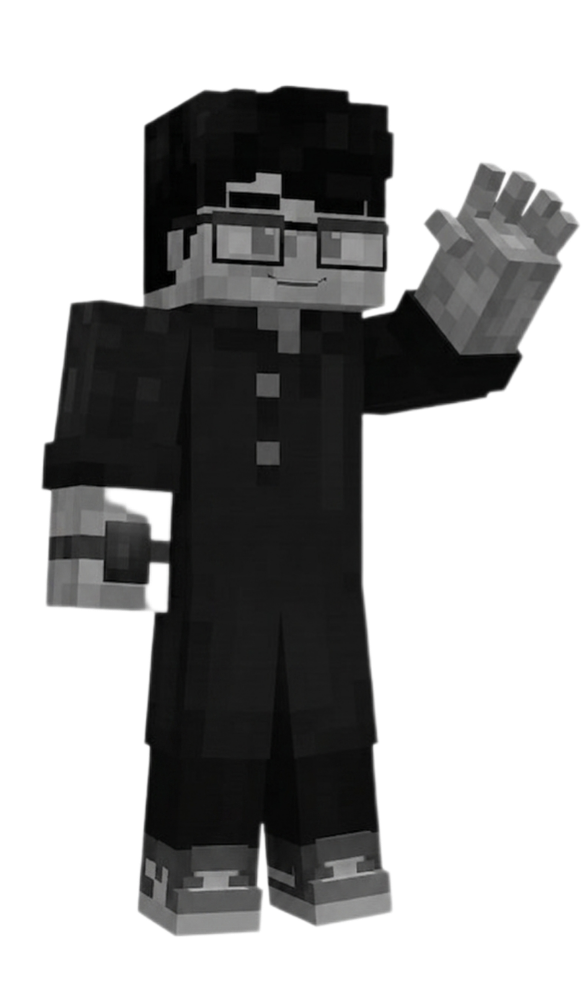 Character waving hello